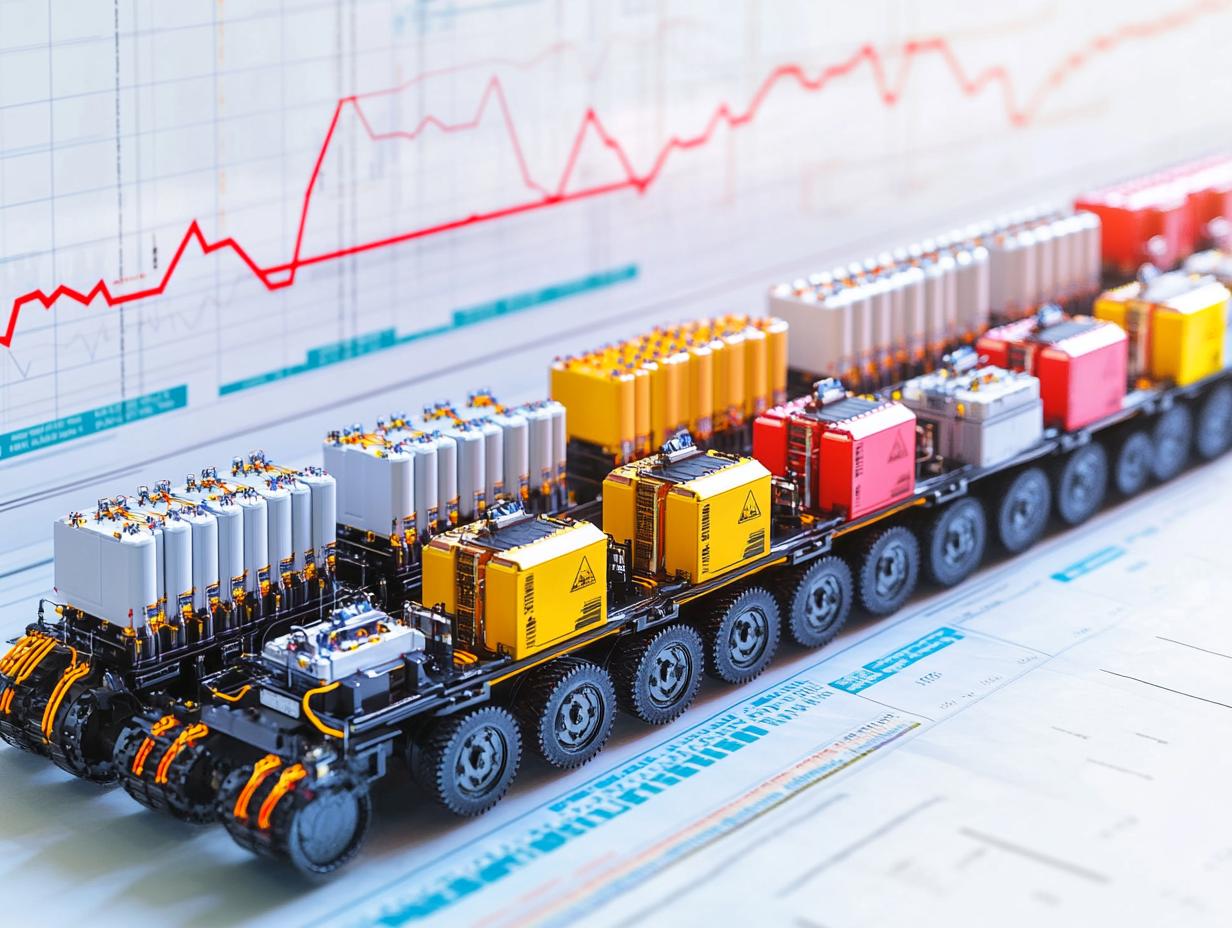 Энергоемкие тяговые батареи для склада