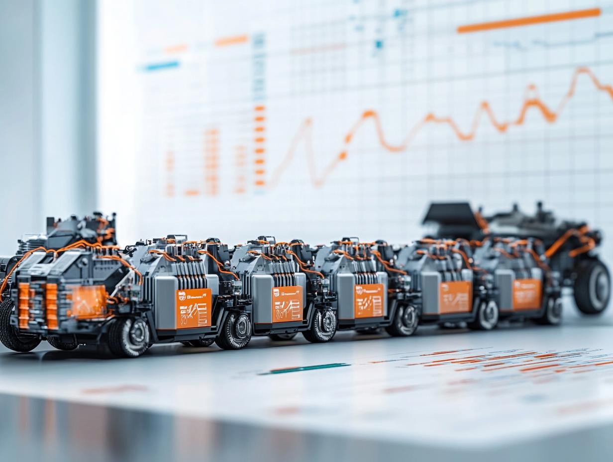 Энергоемкие тяговые батареи для склада