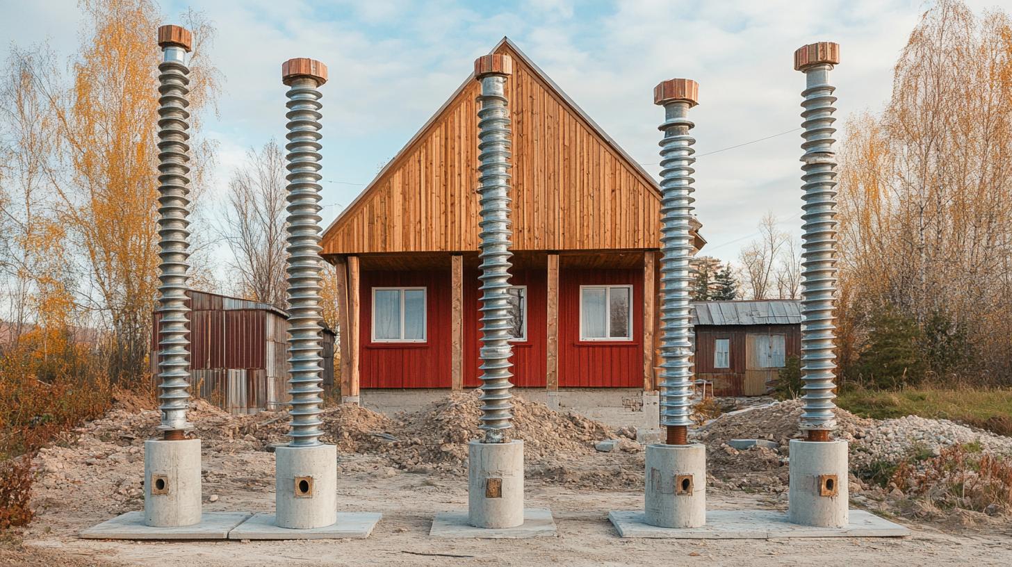 Технология строительства каркасного дома на сваях