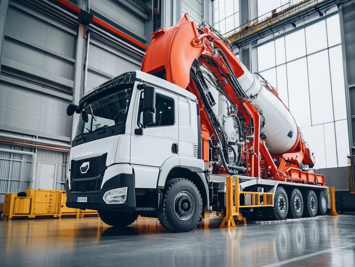 Инновационный автобетононасос Zoomlion 67X-6RZ на шасси SCANIA